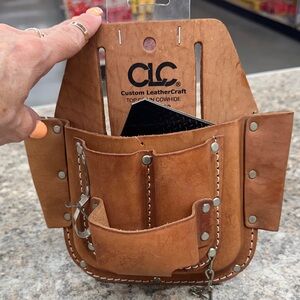 CLC Brown Leather Tool Pouch by Custom LeatherCraft